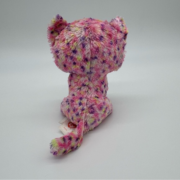 Ty Stuffed Animal Sophie- Pink and Green Cat - Picture 3 of 5